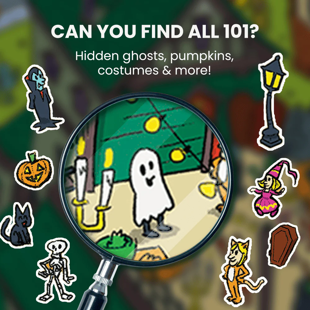 101 Things to Spot on Halloween - 101 Piece Jigsaw Puzzle - Image 4