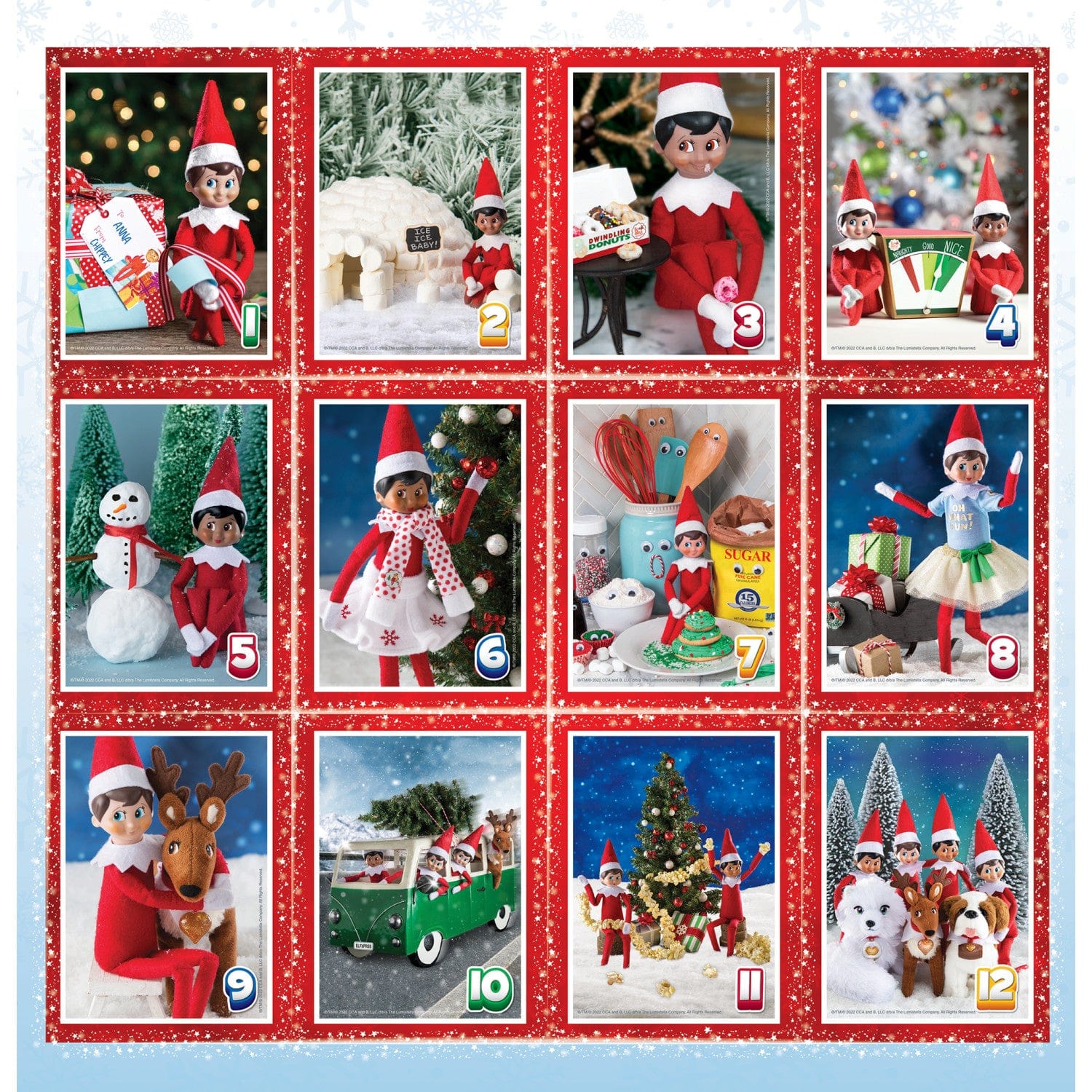 12 Days of Elf on the Shelf Jigsaw Puzzles - Advent Calendar - Image 4
