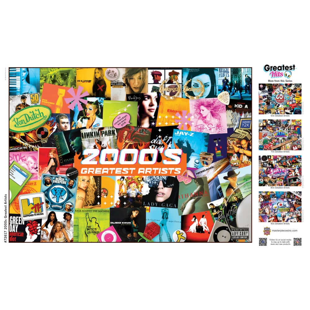 Greatest Hits - 2000's Artists 1000 Piece Jigsaw Puzzle - Image 4