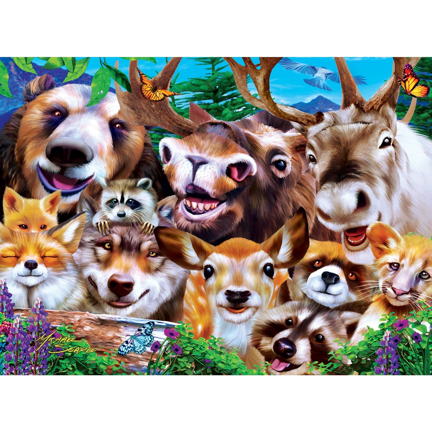 Selfies 100 Piece Jigsaw Puzzles 4-Pack - Image 5