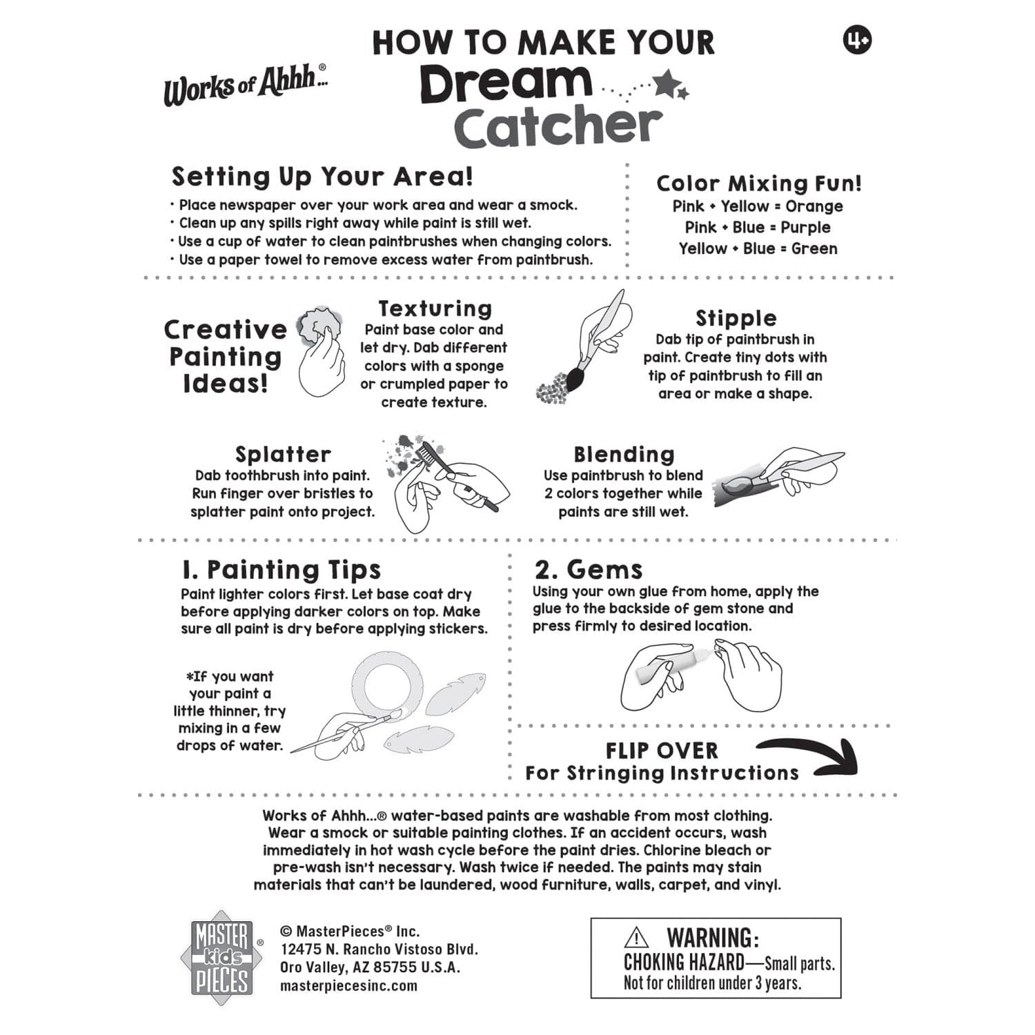 Dream Catcher Wood Craft & Paint Kit - Image 4