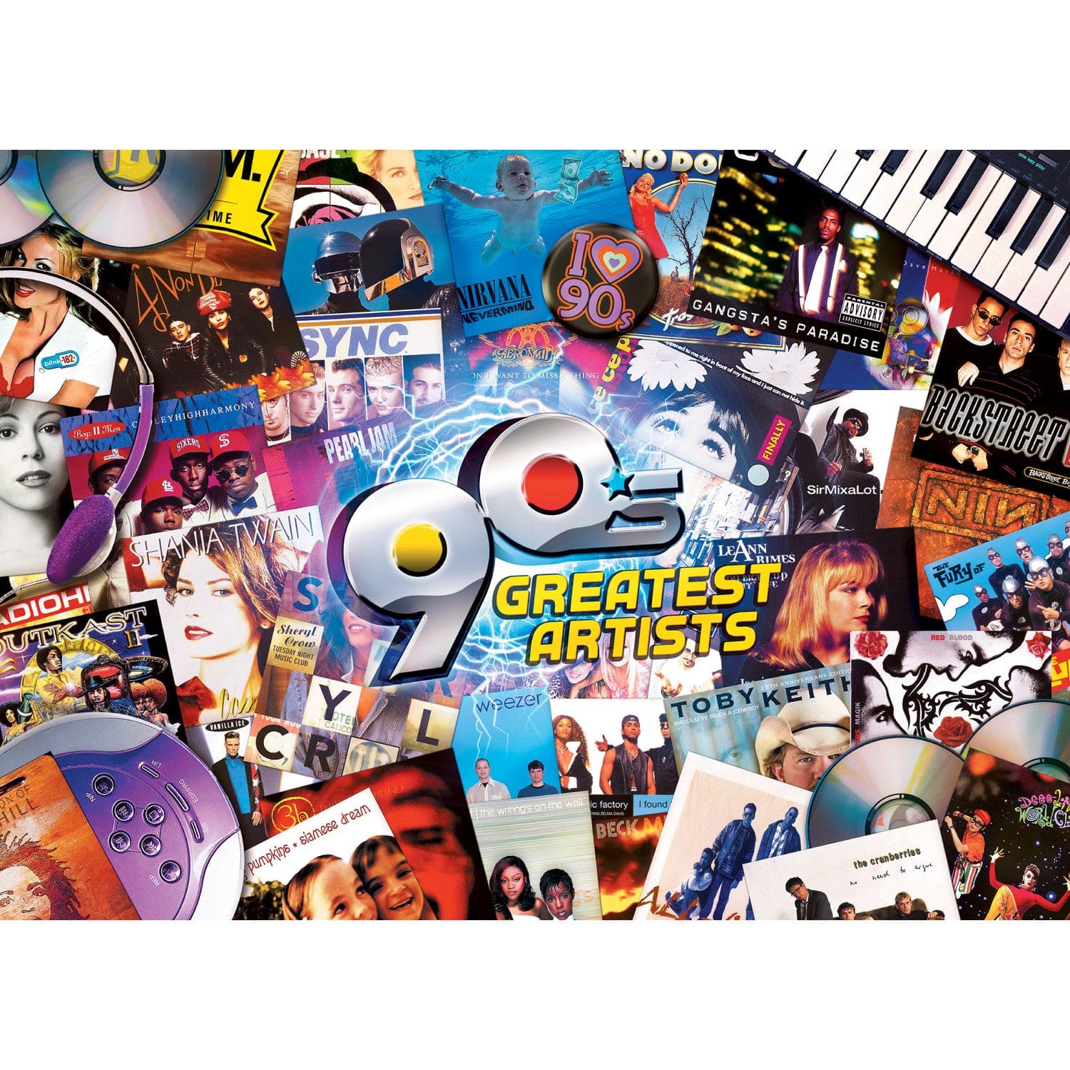 90's Greatest Hits - Jigsaw Puzzle