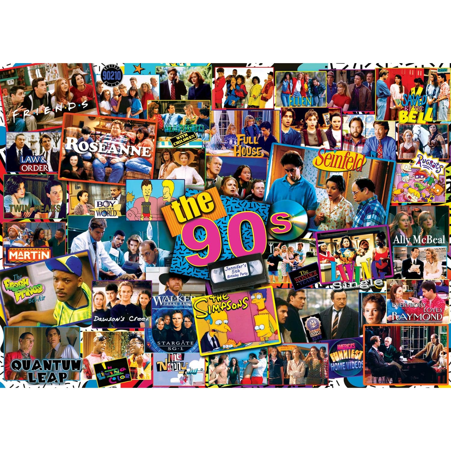 90's Television Shows - Jigsaw Puzzle