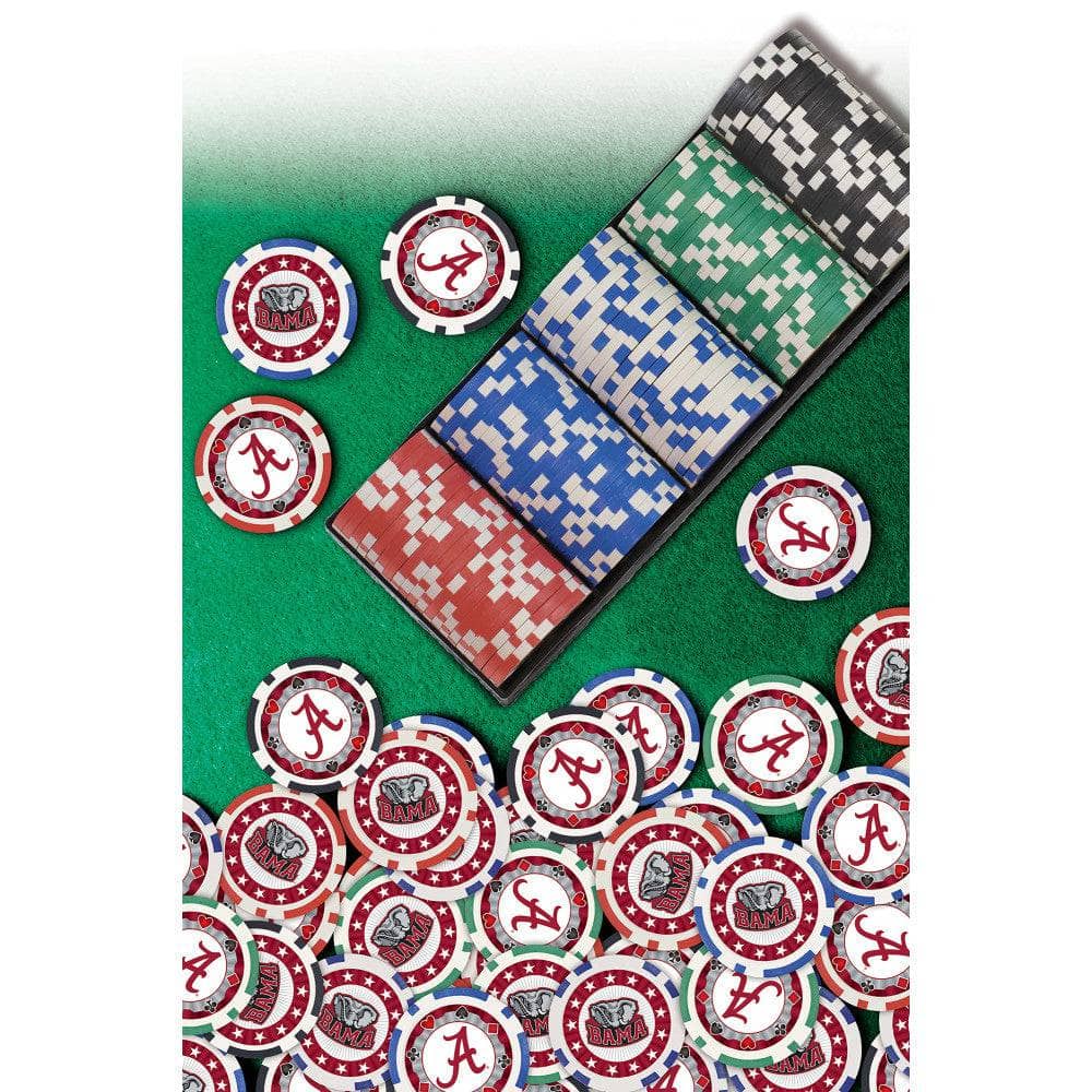 Alabama Crimson Tide 100 Piece Poker Chips - Image 5