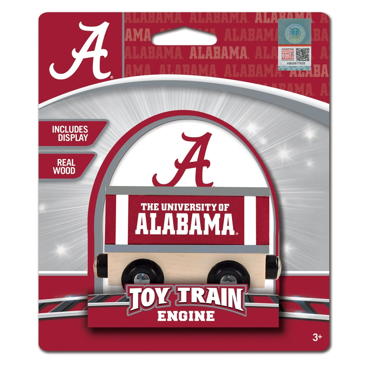 Alabama Crimson Tide Toy Train Box Car - Image 2