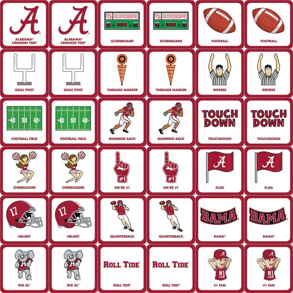 Alabama Crimson Tide Matching Game - Image 2