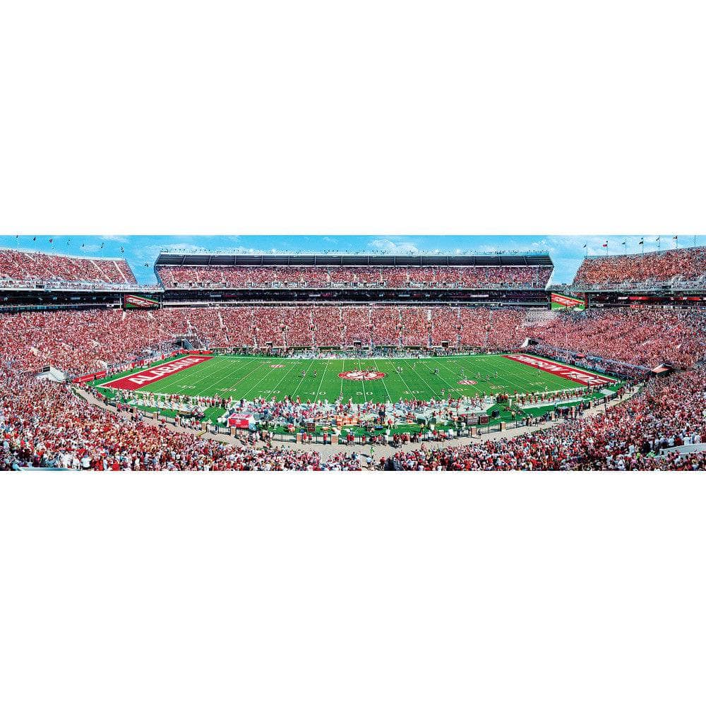 Alabama Crimson Tide - 1000 Piece Panoramic Jigsaw Puzzle - Center View - Image 2