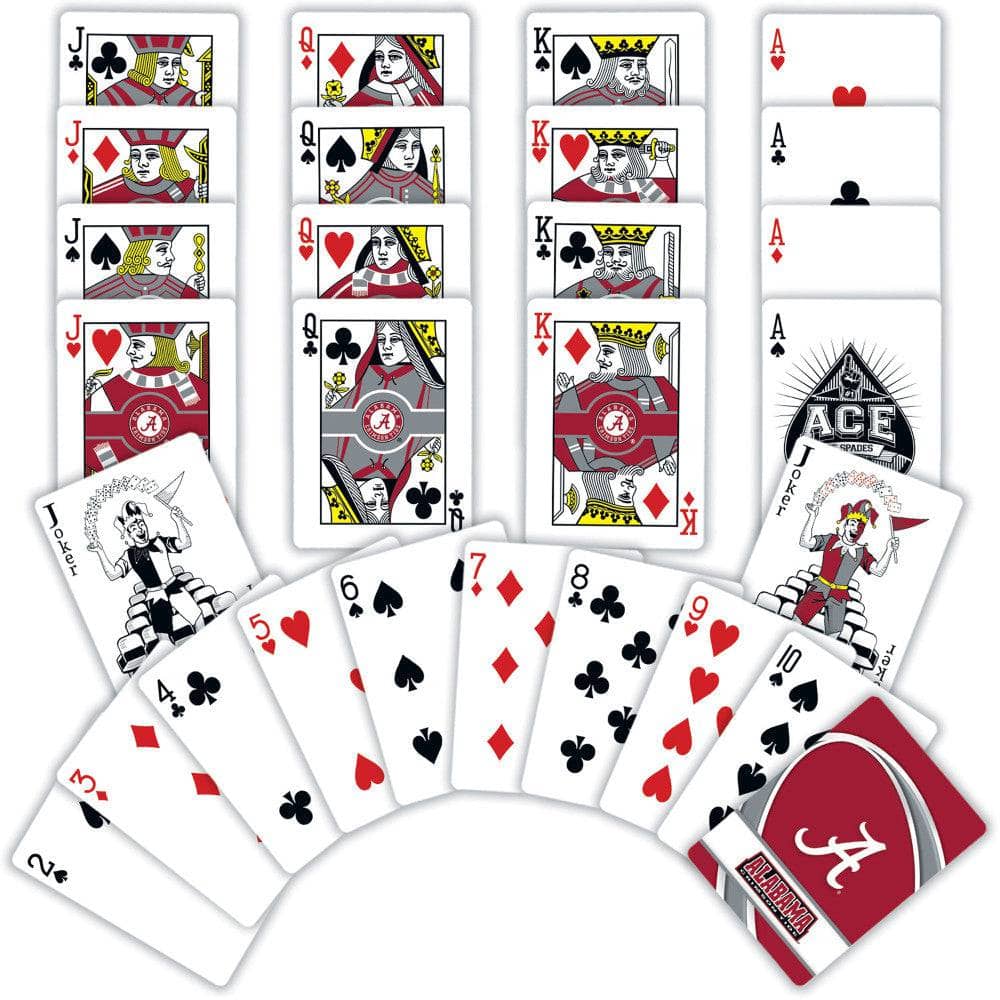 Alabama Crimson Tide Playing Cards - 54 Card Deck - Image 2