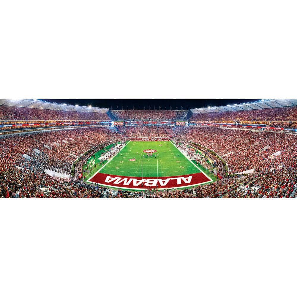 Alabama Crimson Tide - 1000 Piece Panoramic Jigsaw Puzzle - End View - Image 2
