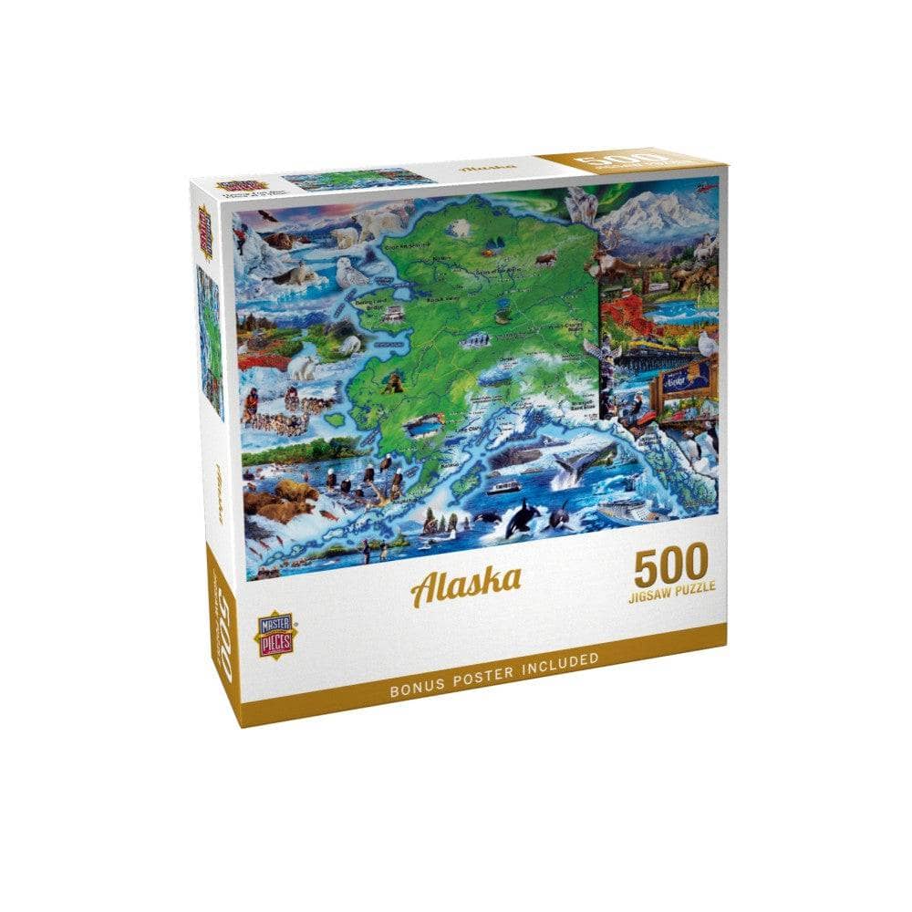 Alaska Map - Jigsaw Puzzle - Image 2