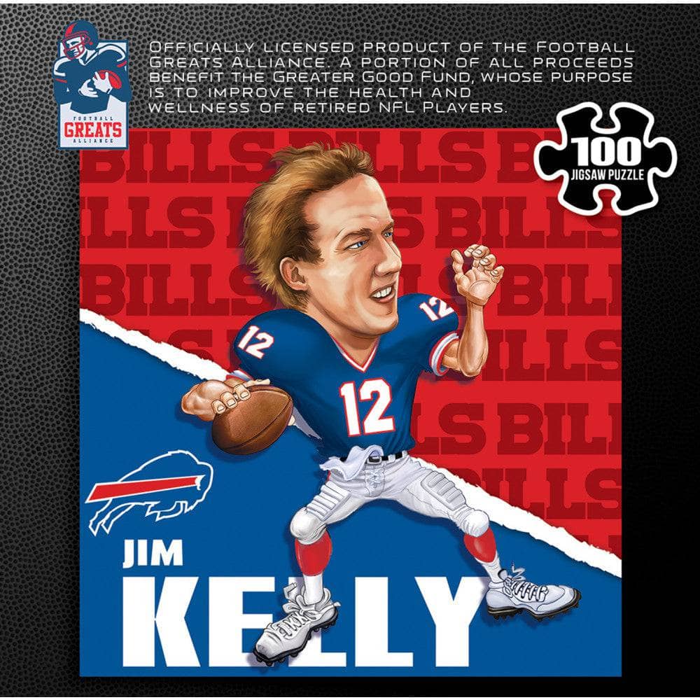 Buffalo Bills All-Time Greats - Jim Kelly 100 Piece Jigsaw Puzzle - Image 3
