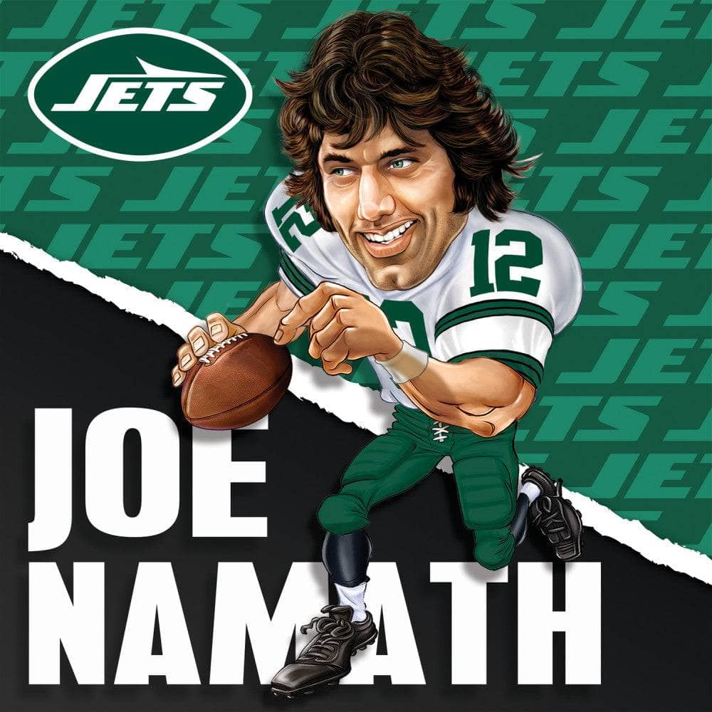New York Jets All-Time Greats - Joe Namath 100 Piece Jigsaw Puzzle - Image 2