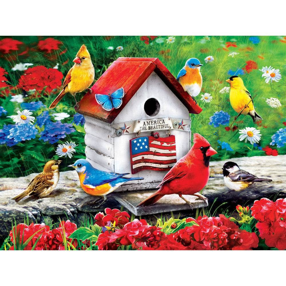 Audubon - An American Birdhouse 300 Piece EZ Grip Jigsaw Puzzle - Image 2