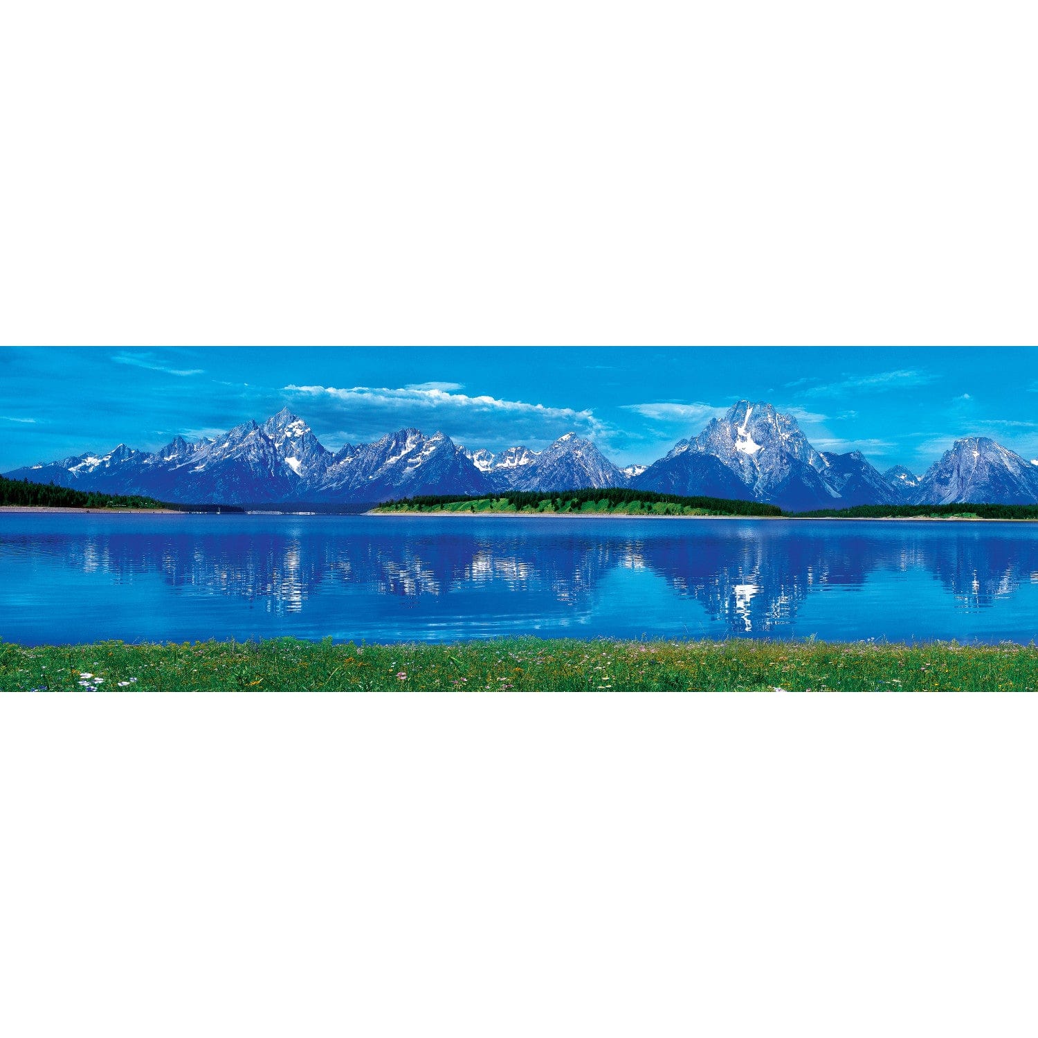 Grand Tetons, Wyoming 1000 Piece Panoramic Jigsaw Puzzle - Image 2