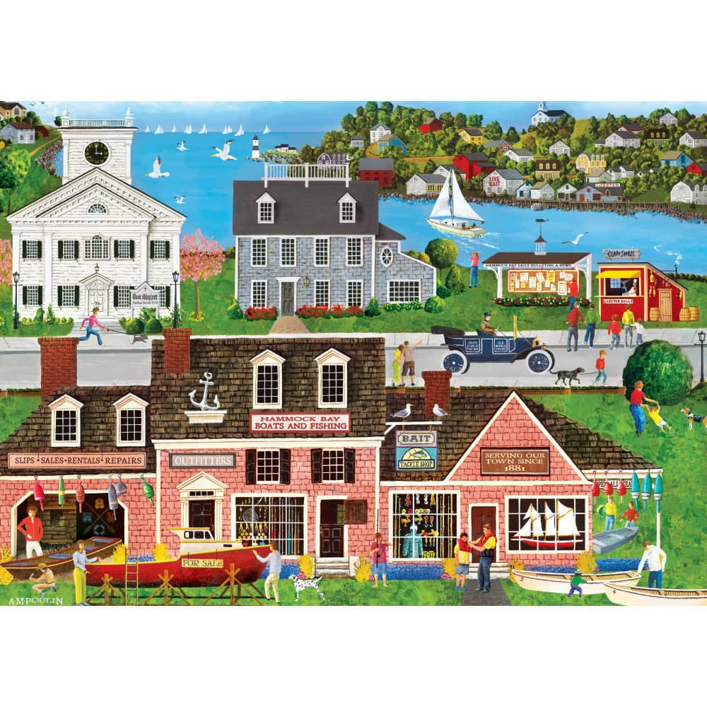 Americana - Hammock Bay 500 Piece EZ Grip Jigsaw Puzzle - Image 2