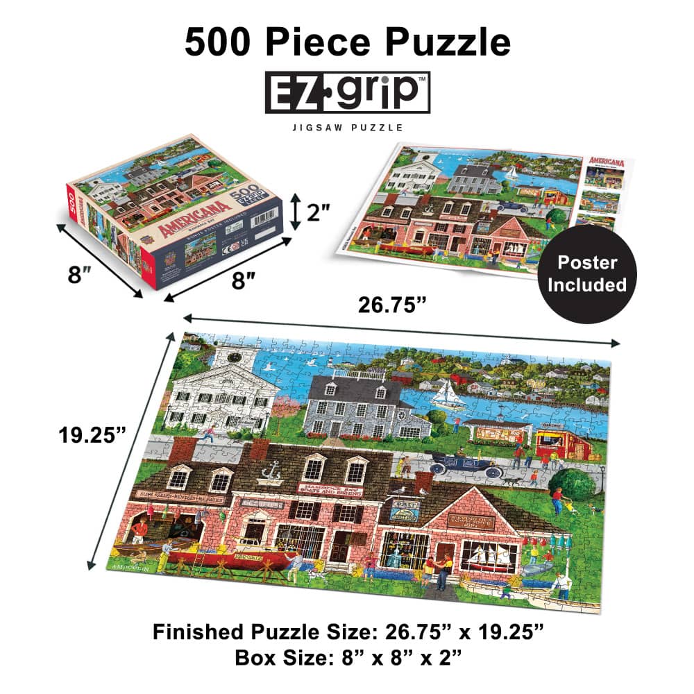 Americana - Hammock Bay 500 Piece EZ Grip Jigsaw Puzzle - Image 5