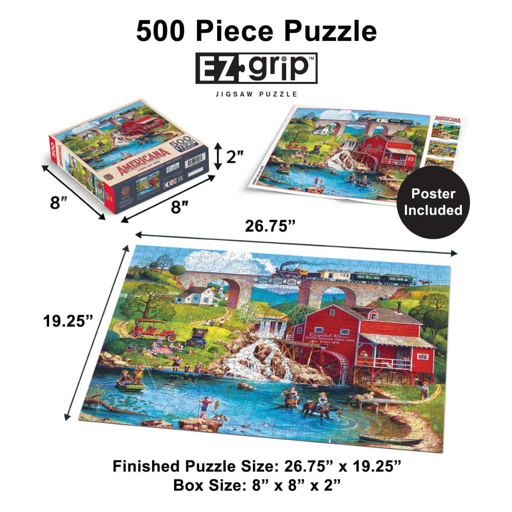 Americana - Labor Day 1909 500 Piece EZ Grip Jigsaw Puzzle - Image 5