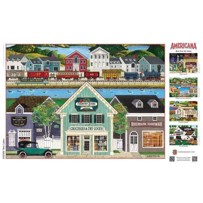 Americana - Twin Lakes 500 Piece EZ Grip Jigsaw Puzzle - Image 4