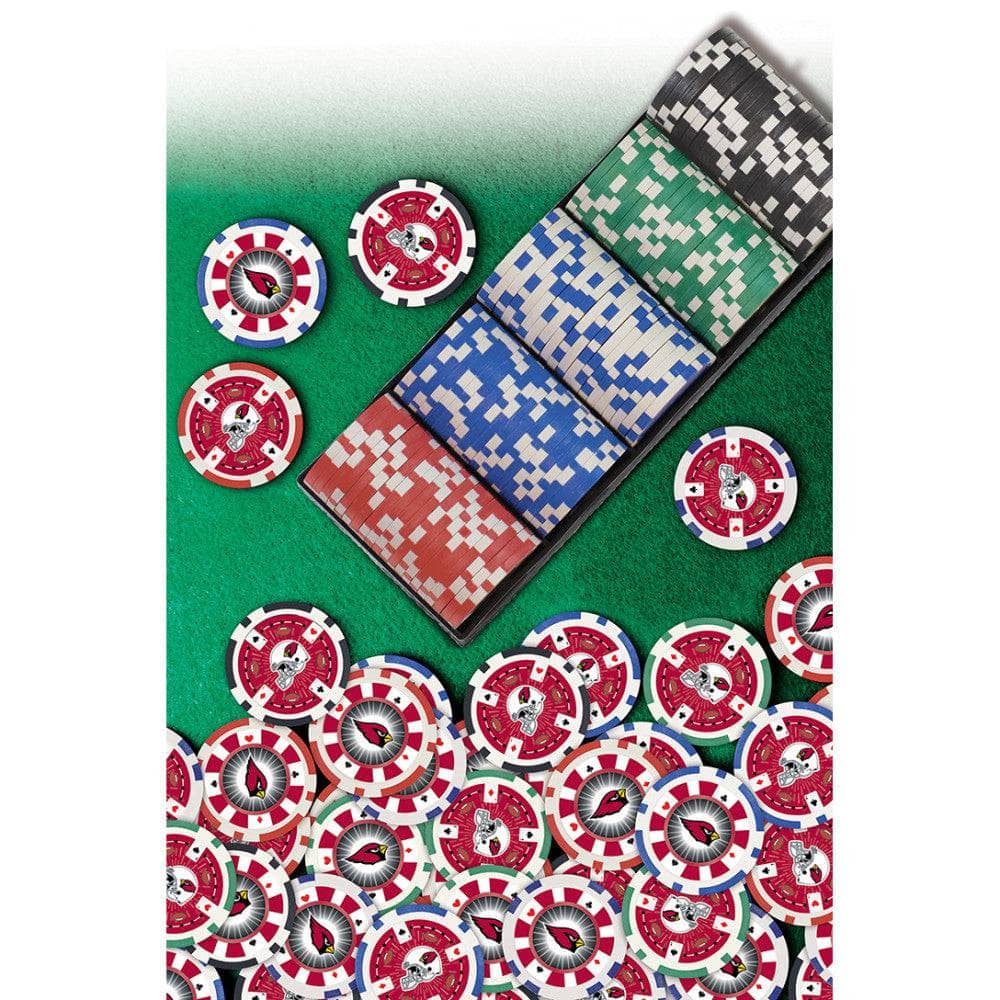 Arizona Cardinals 100 Piece Poker Chips - Image 5