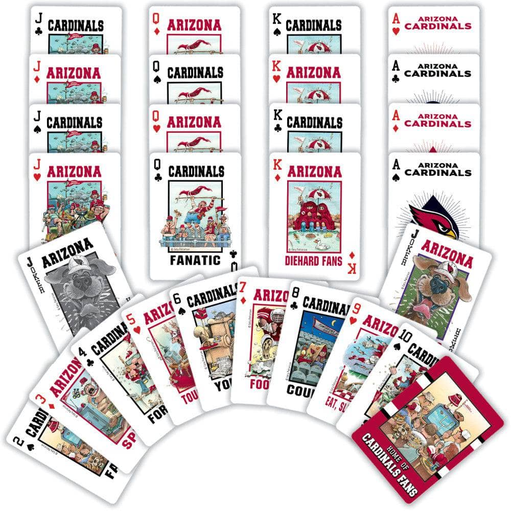 Arizona Cardinals Fan Deck Playing Cards - 54 Card Deck - Image 2