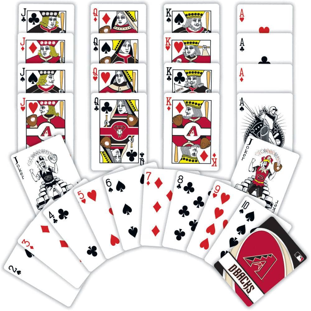 Arizona Diamondbacks Playing Cards - 54 Card Deck - Image 2