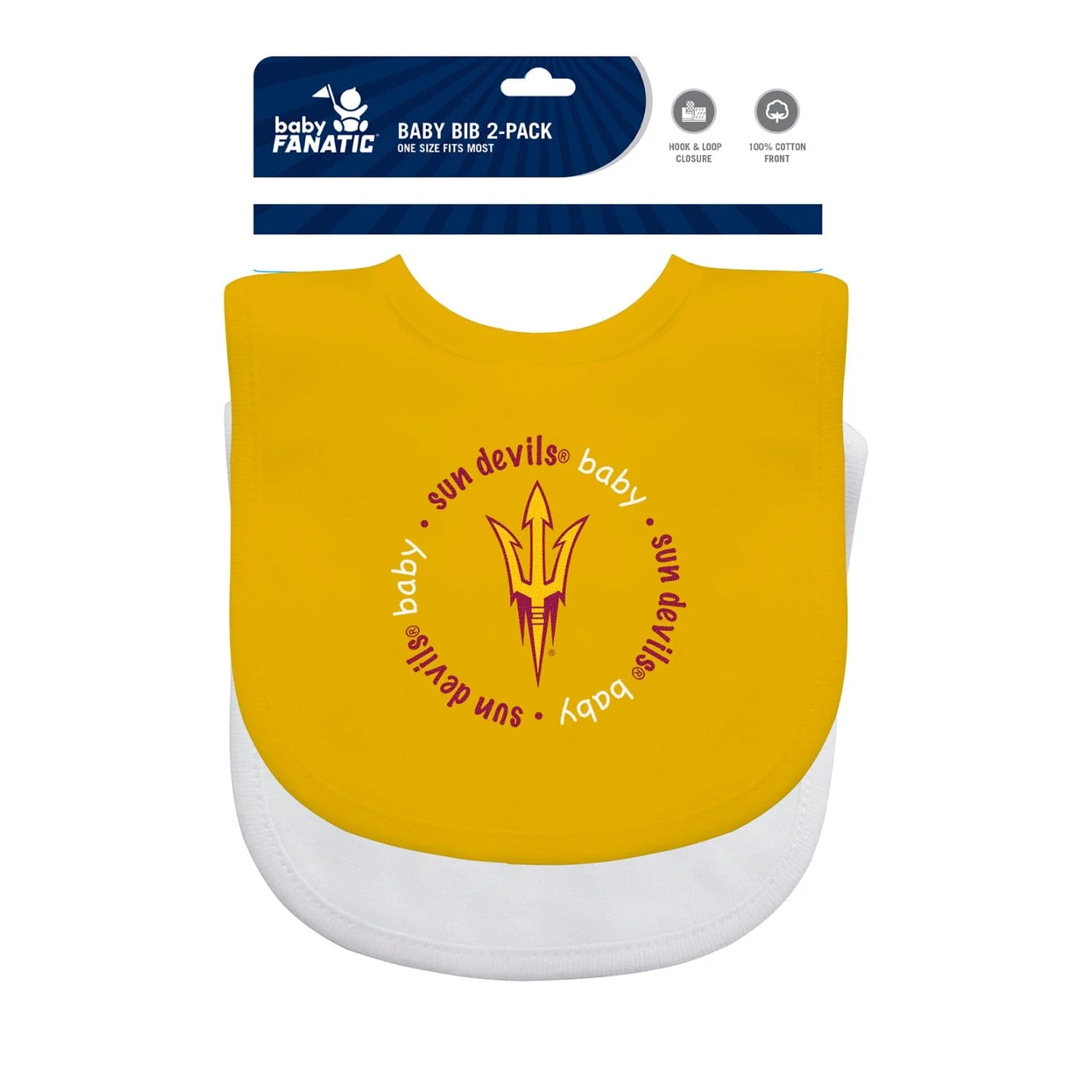 Arizona State Sun Devils - Baby Bibs 2-Pack - Image 2