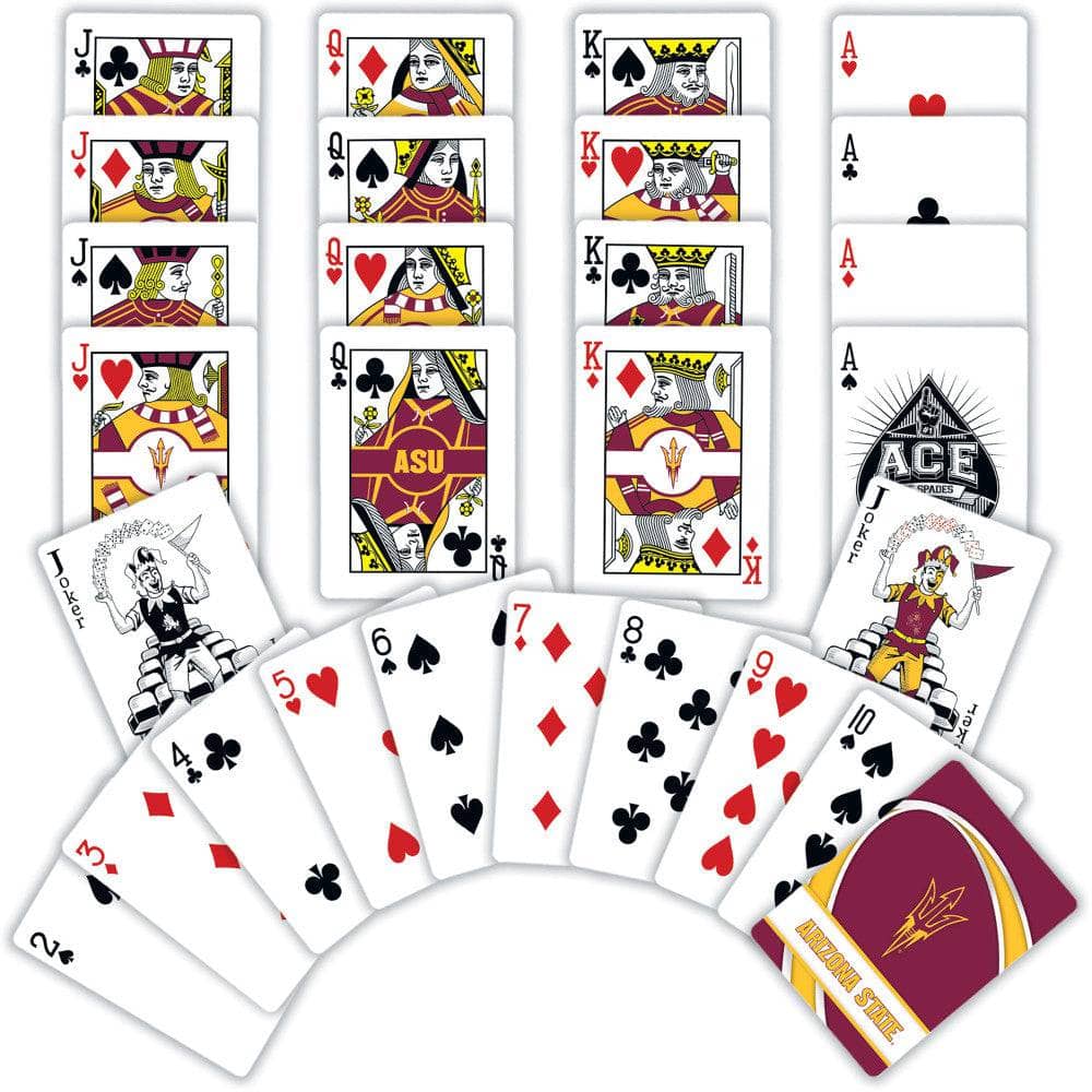 Arizona State Sun Devils Playing Cards - 54 Card Deck - Image 2