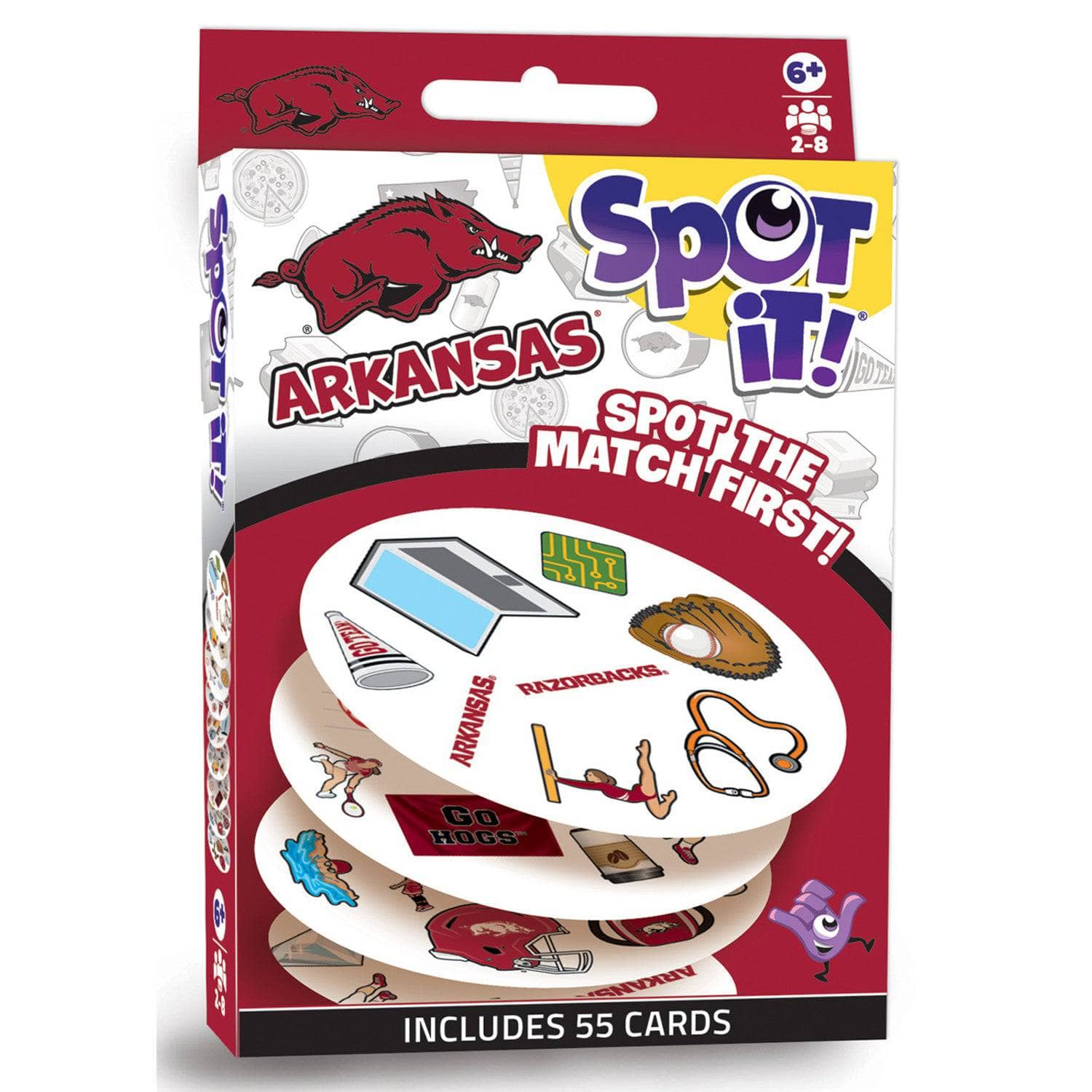 Arkansas Razorbacks Spot It! Card Game