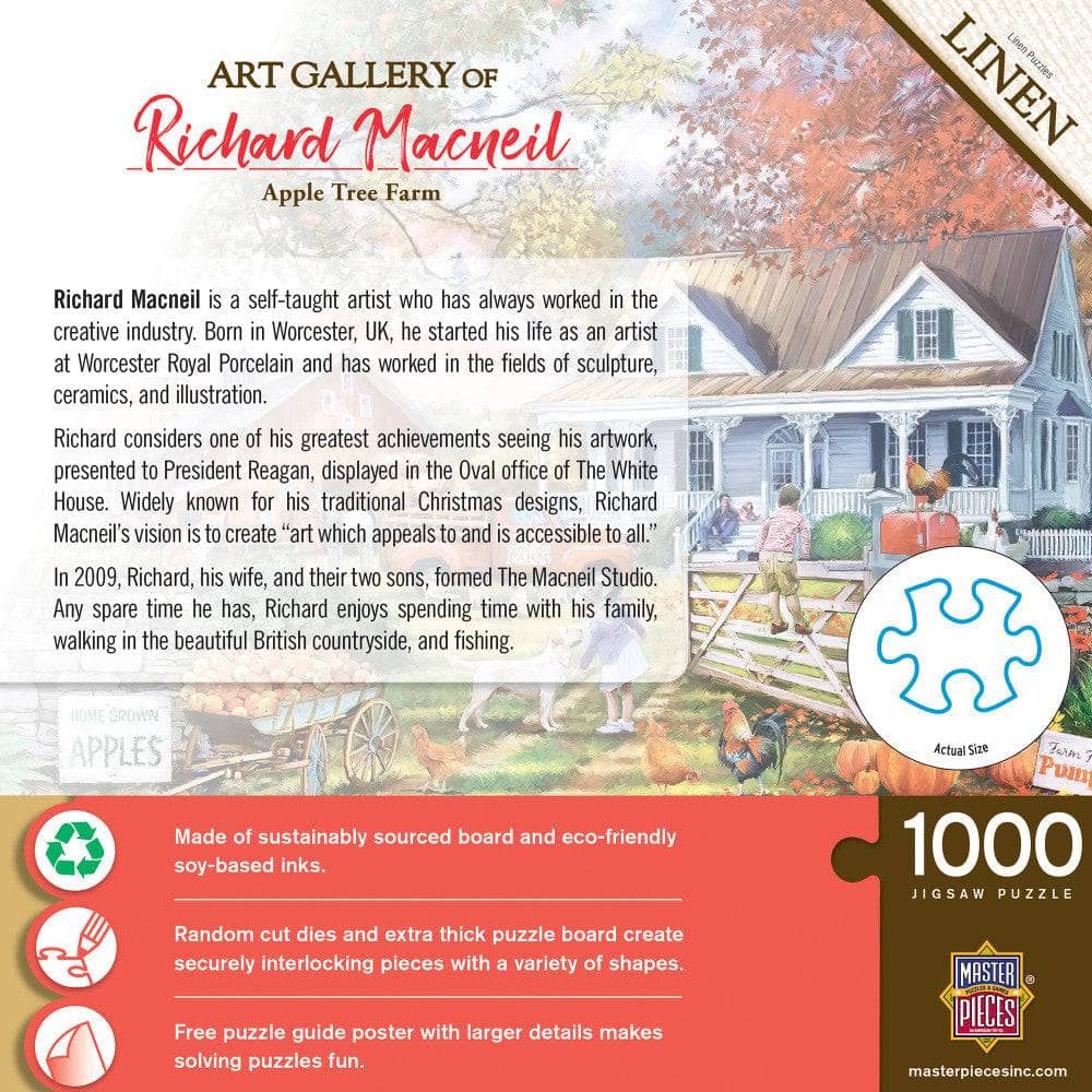 Art Gallery - Apple Tree Farm 1000 Piece Jigsaw Puzzle - Image 3