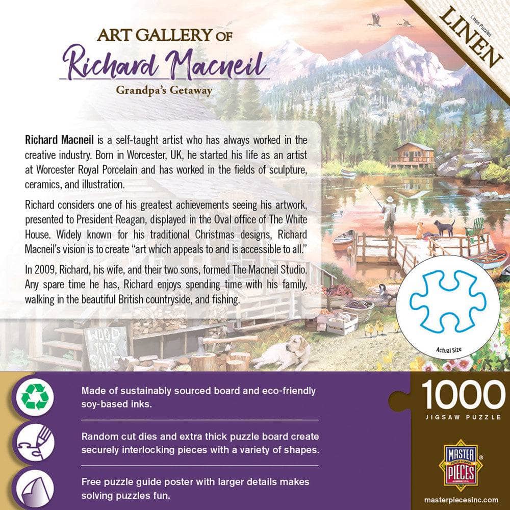 Art Gallery - Grandpa's Getaway 1000 Piece Jigsaw Puzzle - Image 3