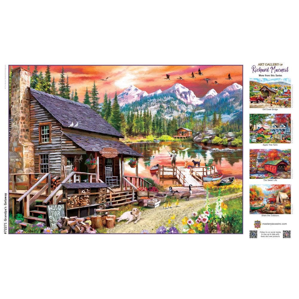 Art Gallery - Grandpa's Getaway 1000 Piece Jigsaw Puzzle - Image 4