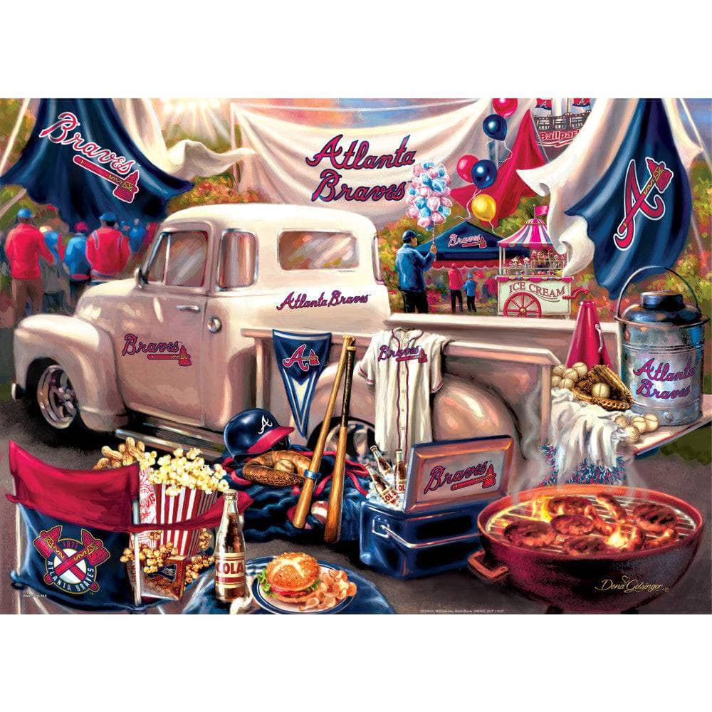 Atlanta Braves - Gameday 1000 Piece Jigsaw Puzzle - Image 2