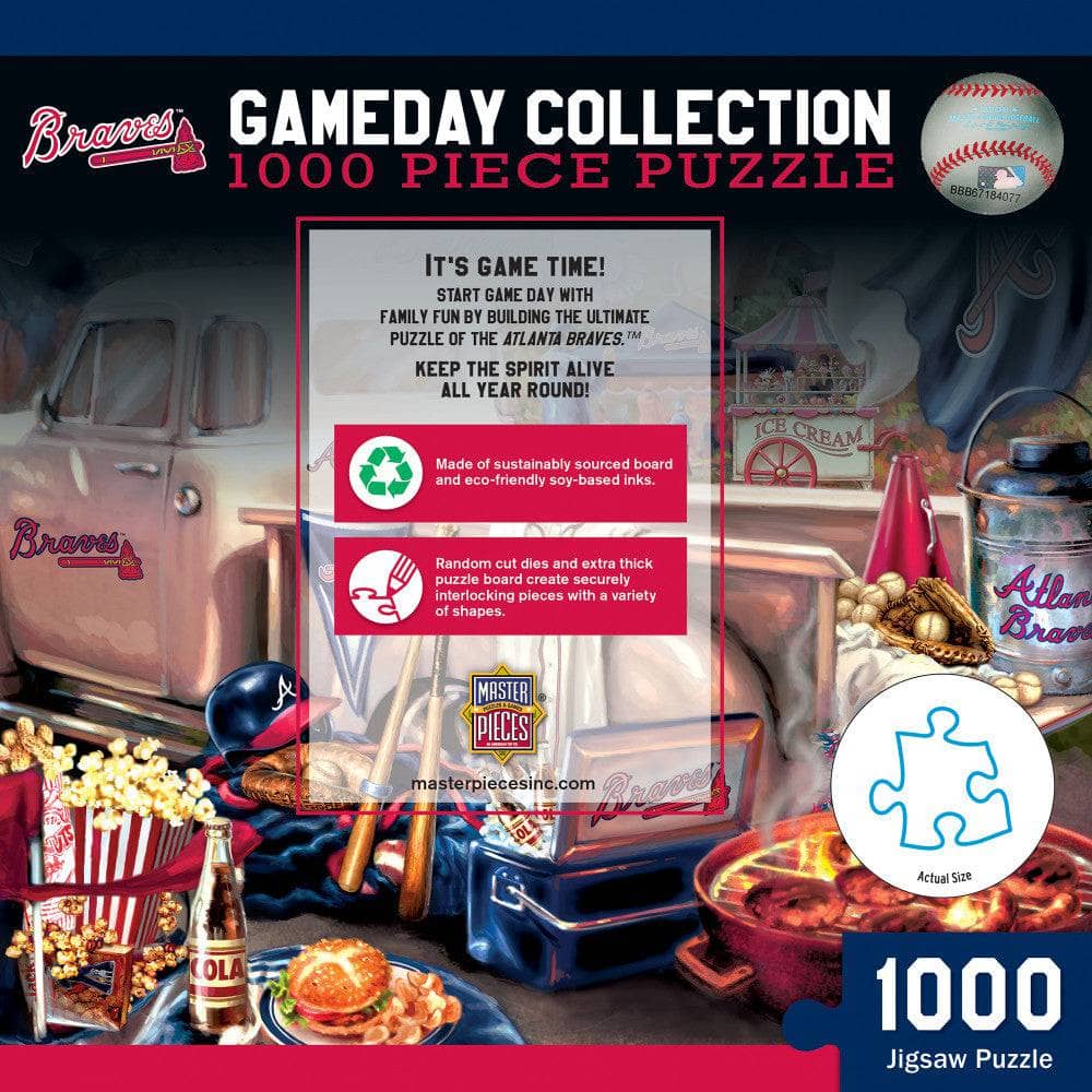 Atlanta Braves - Gameday 1000 Piece Jigsaw Puzzle - Image 3