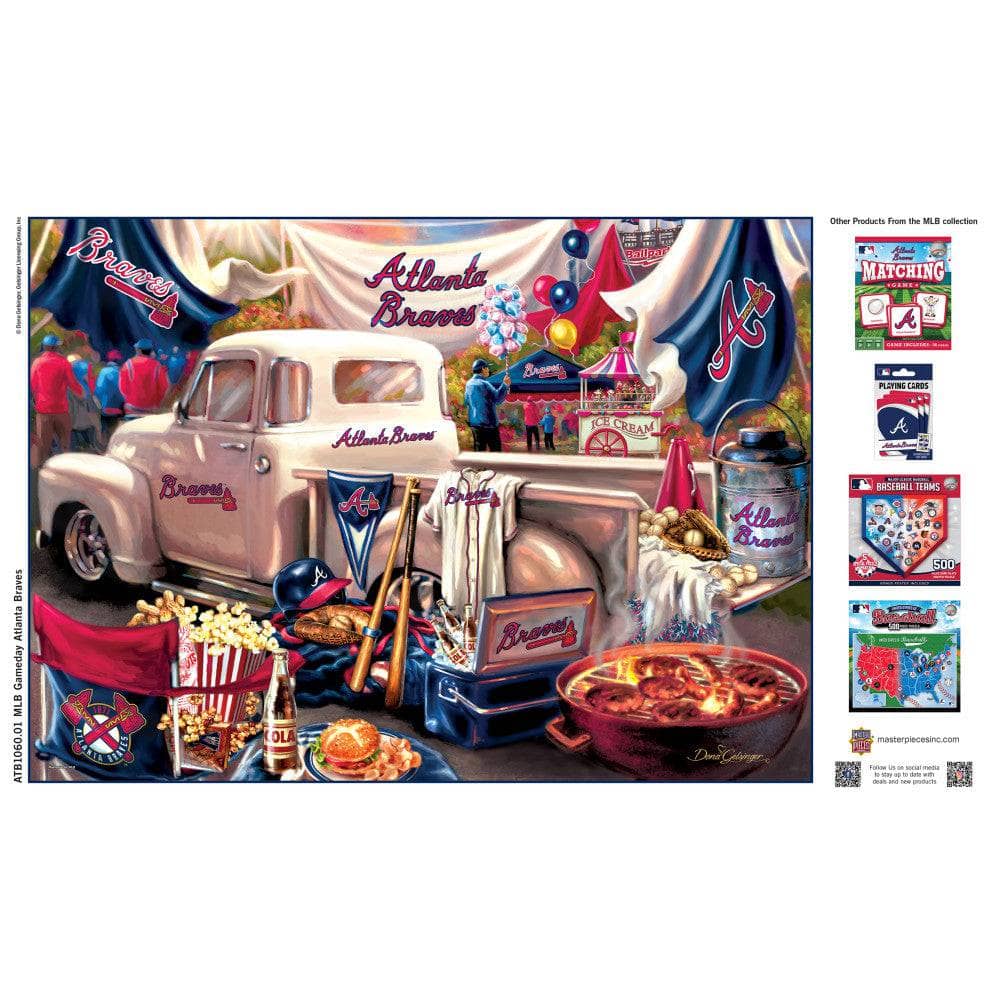 Atlanta Braves - Gameday 1000 Piece Jigsaw Puzzle - Image 4