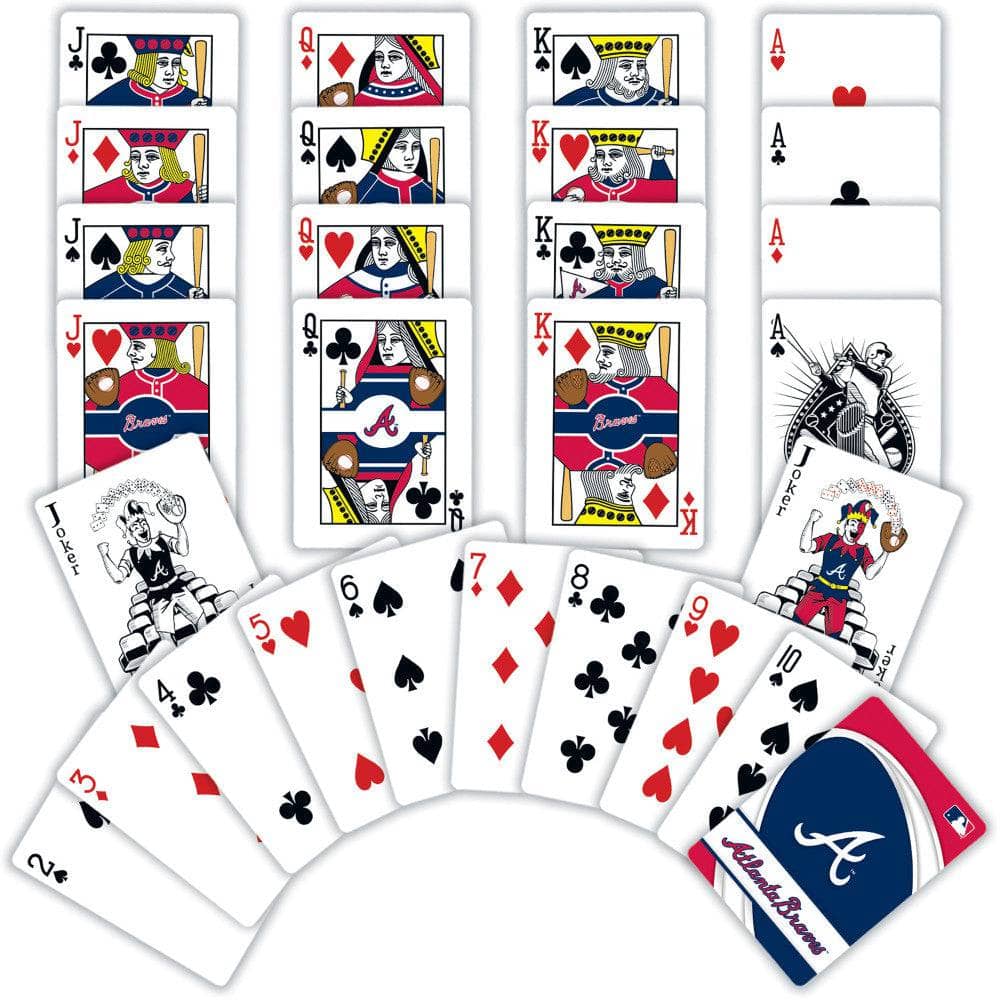 Atlanta Braves Playing Cards - 54 Card Deck - Image 2