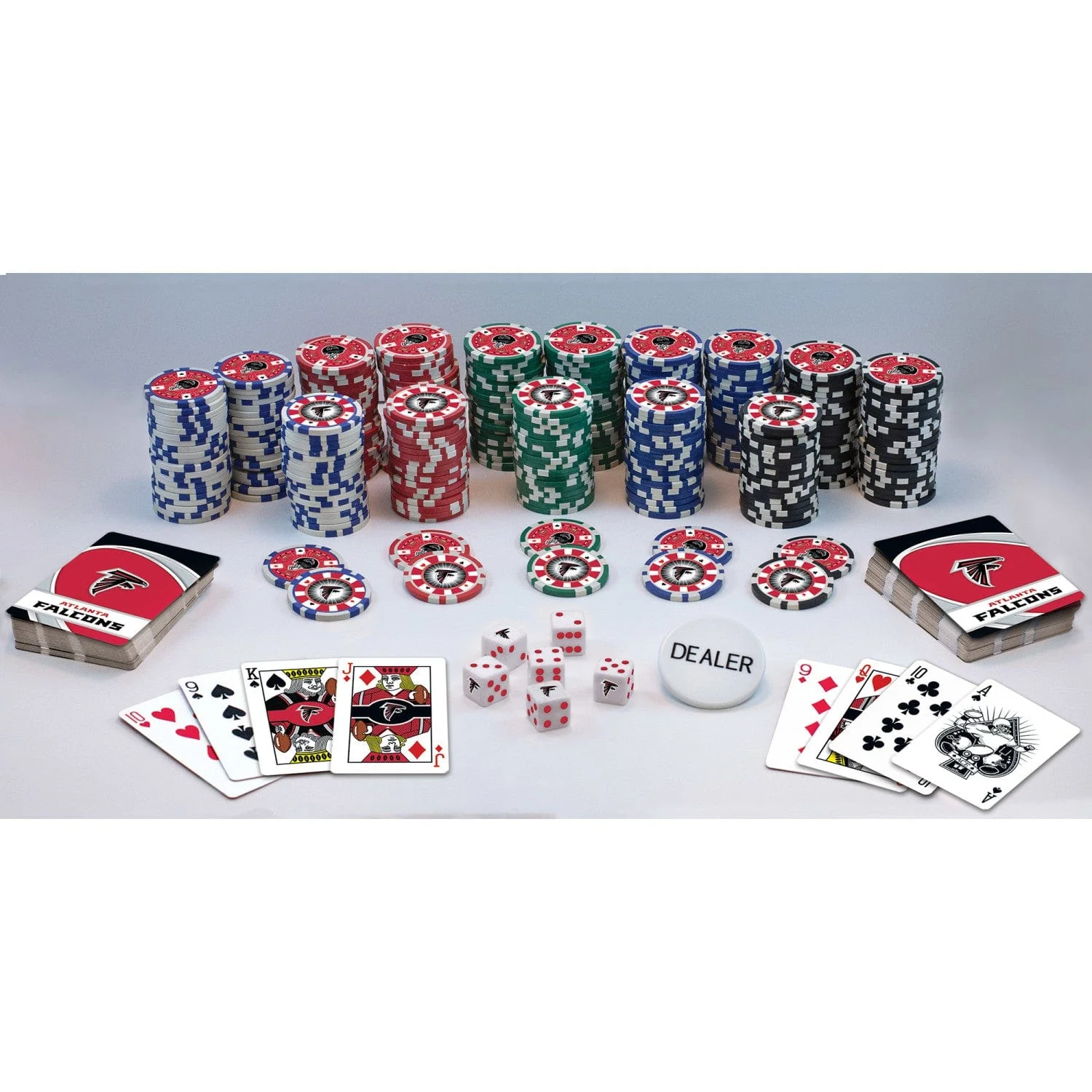 Atlanta Falcons 300 Piece Poker Set - Image 2