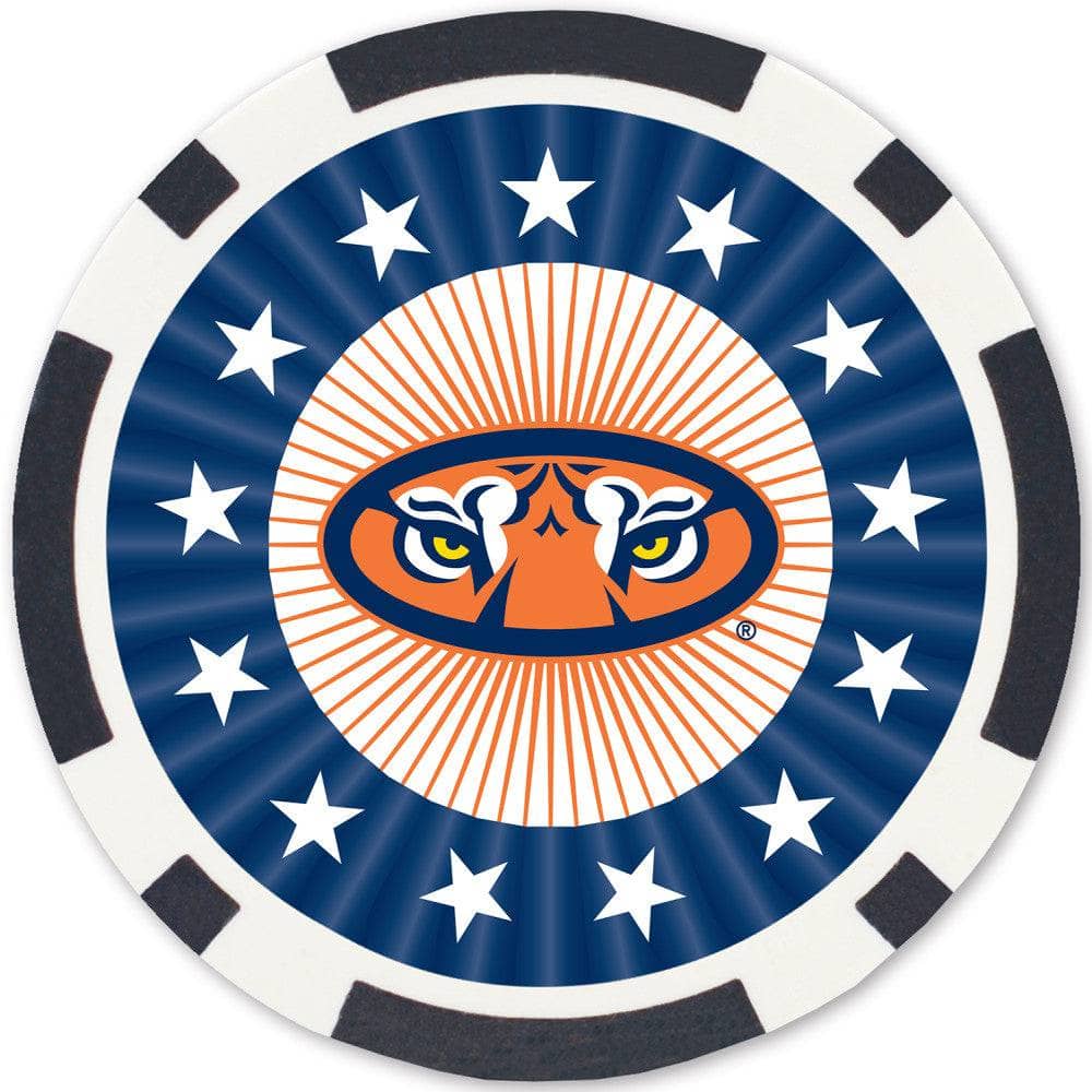Auburn Tigers 100 Piece Poker Chips - Image 3