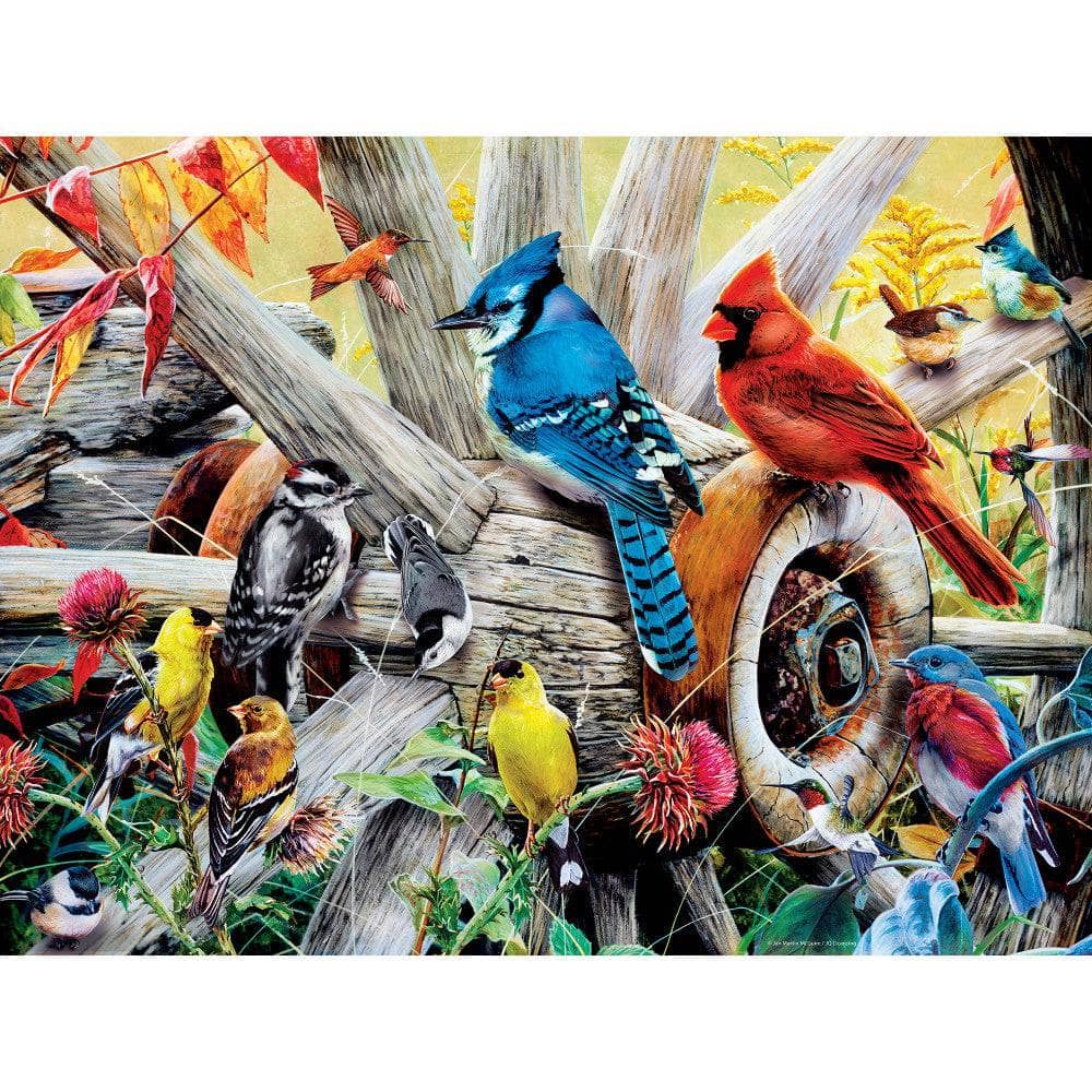 Audubon - Backyard Birds 300 Piece EZ Grip Jigsaw Puzzle - Image 2