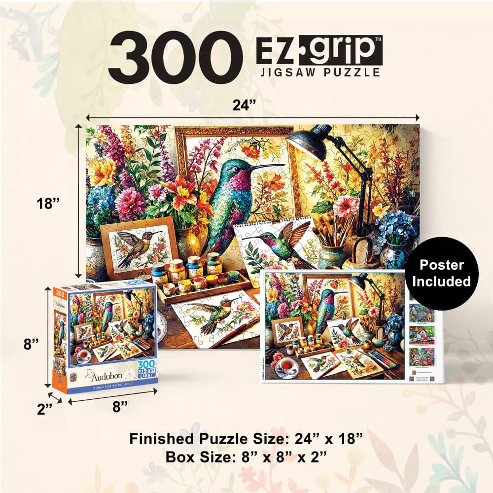 Audubon - Creative Birding 300 Piece EZ Grip Jigsaw Puzzle - Image 5