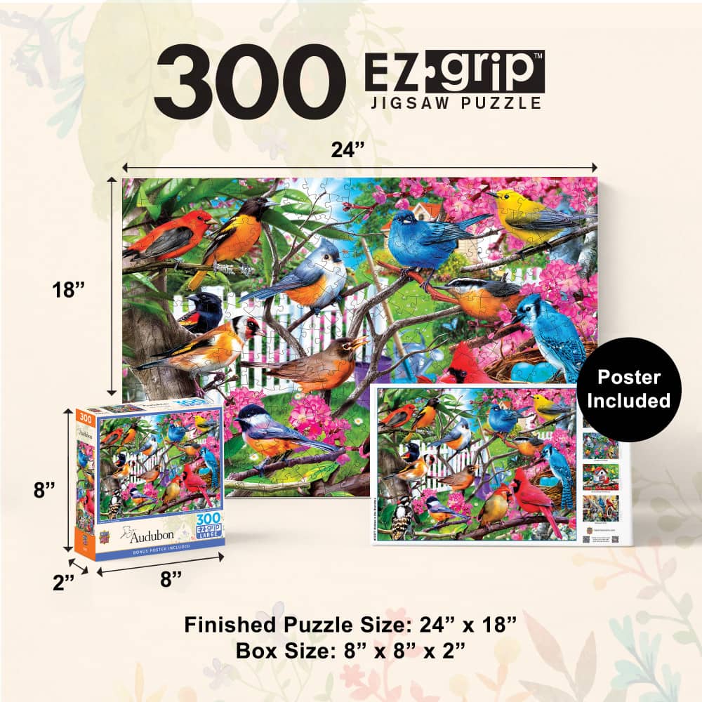 Audubon - Hidden in the Branches 300 Piece EZ Grip Jigsaw Puzzle - Image 5