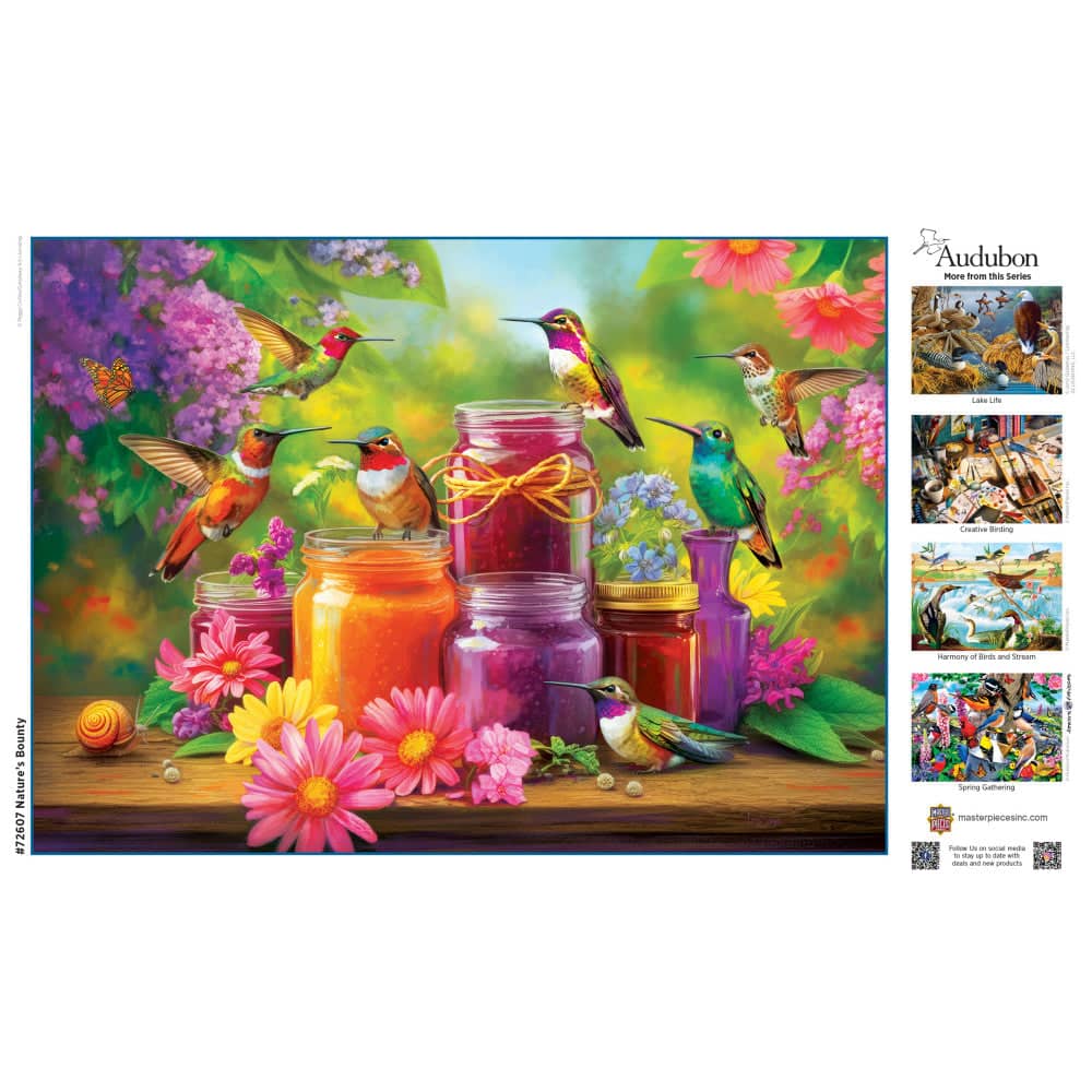 Audubon - Nature's Bounty 1000 Piece Jigsaw Puzzle - Image 4