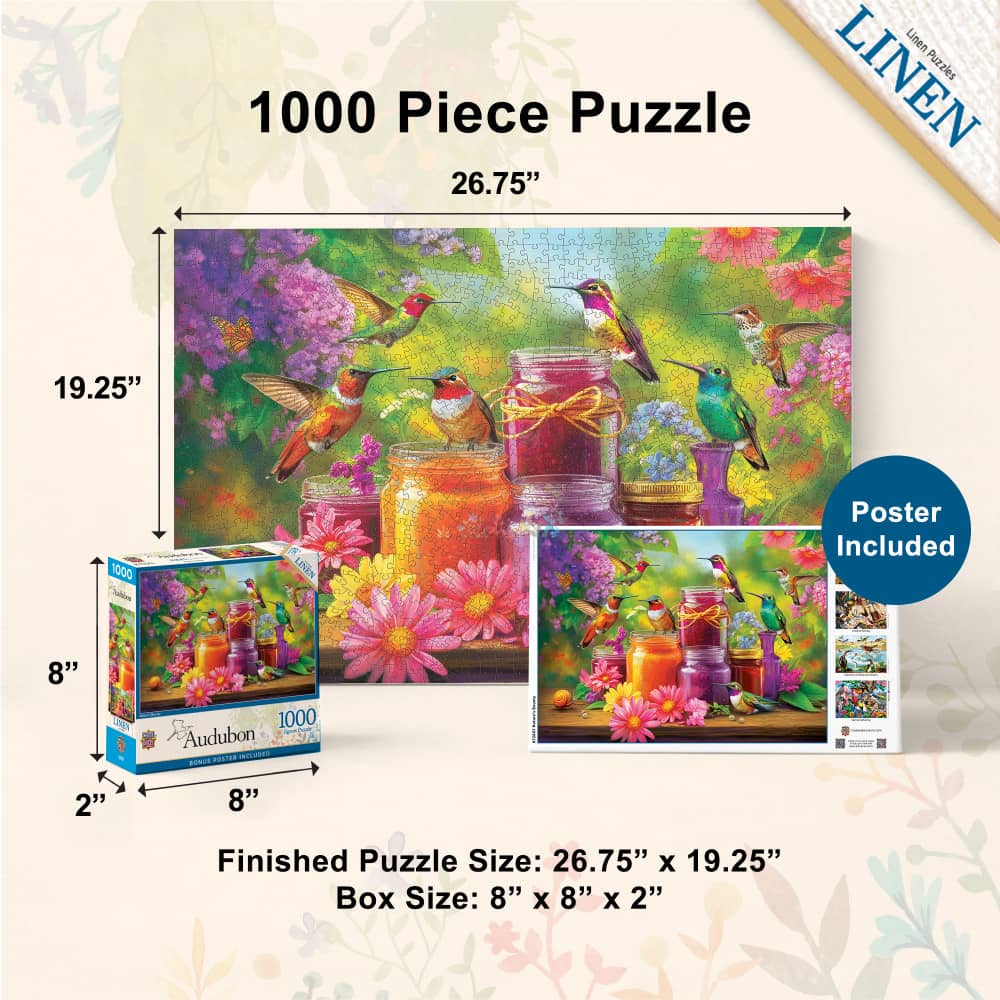 Audubon - Nature's Bounty 1000 Piece Jigsaw Puzzle - Image 5