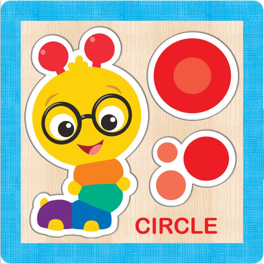 Baby Einstein Chunky Wood Puzzles - Kids 4 Pack - Image 4