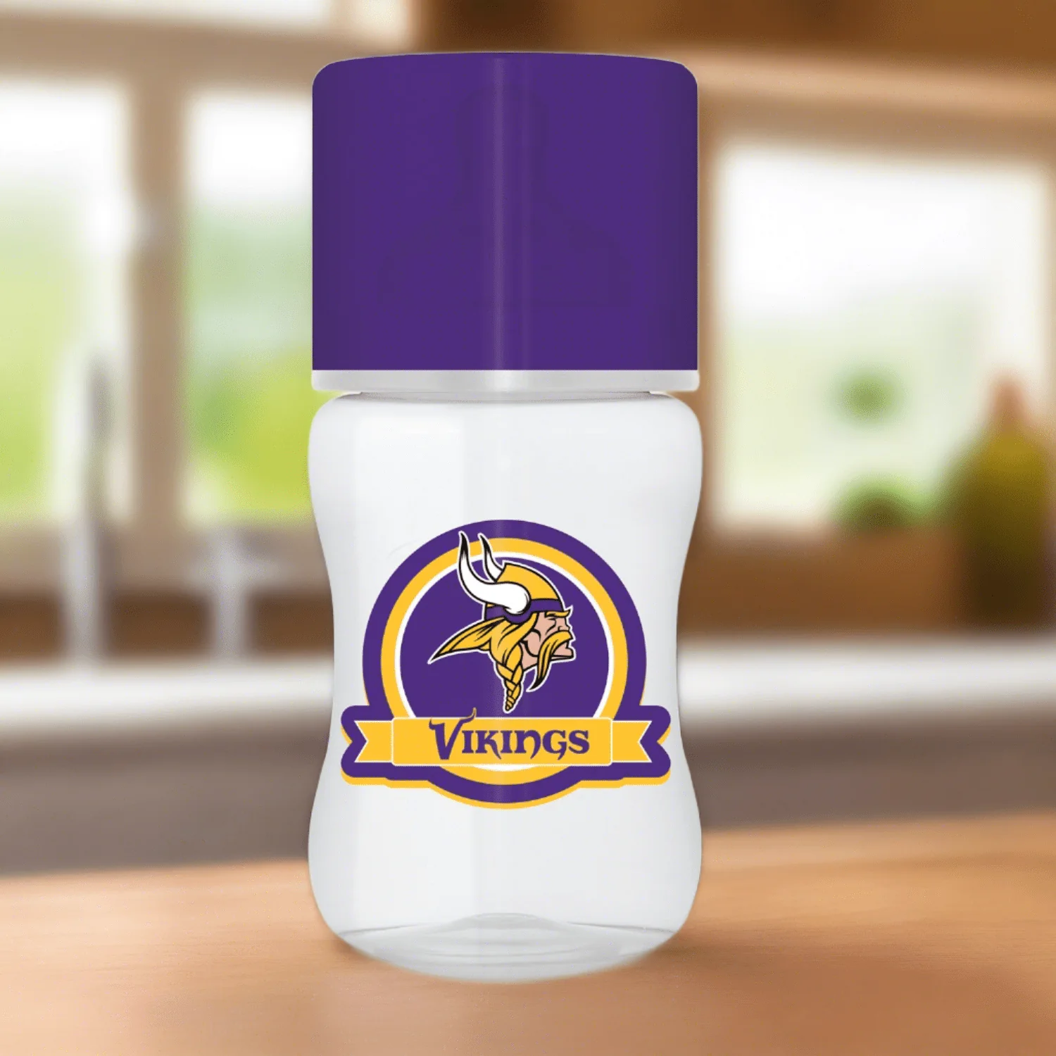 Minnesota Vikings - Baby Bottle 9oz - Image 2