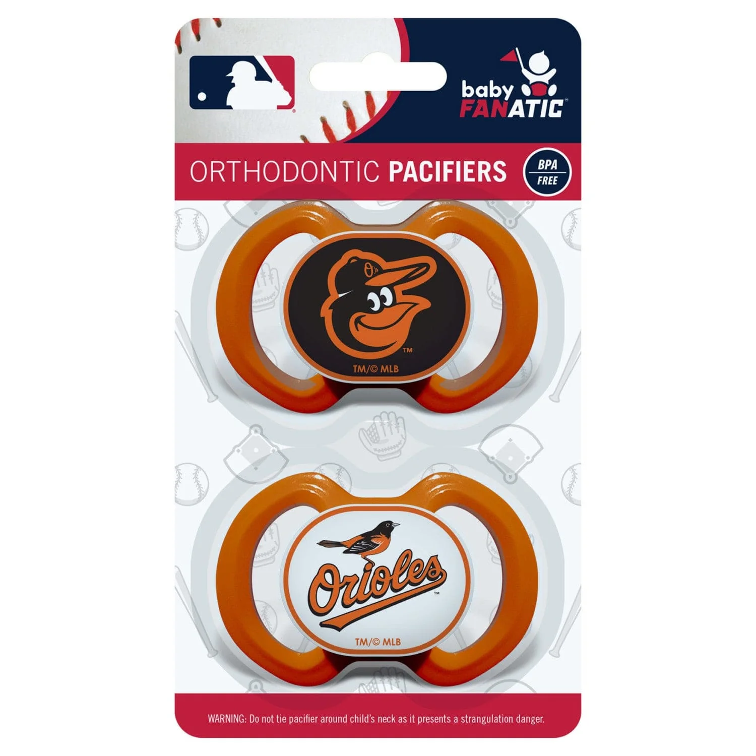 Baltimore Orioles - Pacifier 2-Pack - Image 2