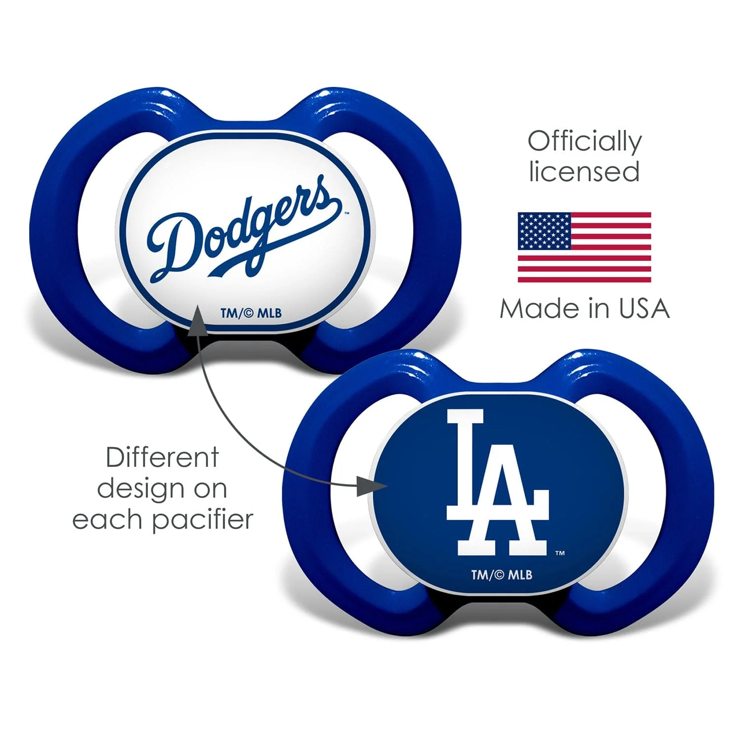 Los Angeles Dodgers - Pacifier 2-Pack - Image 4