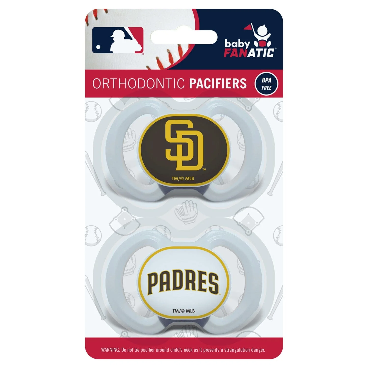 San Diego Padres - Pacifier 2-Pack - Image 2