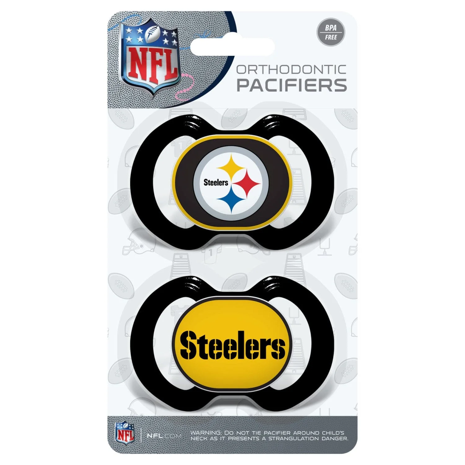Pittsburgh Steelers - Pacifier 2-Pack - Image 2