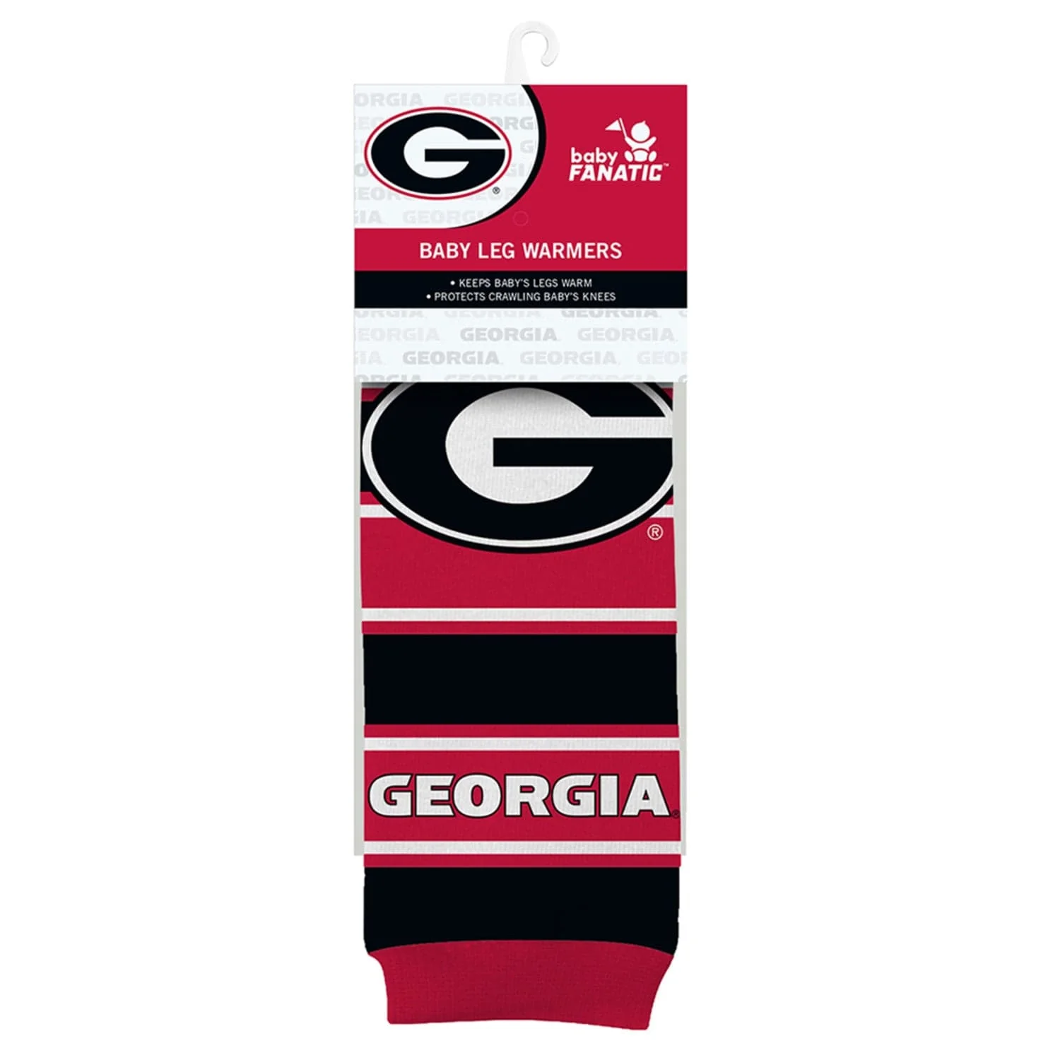 Georgia Bulldogs Baby Leg Warmers - Image 2