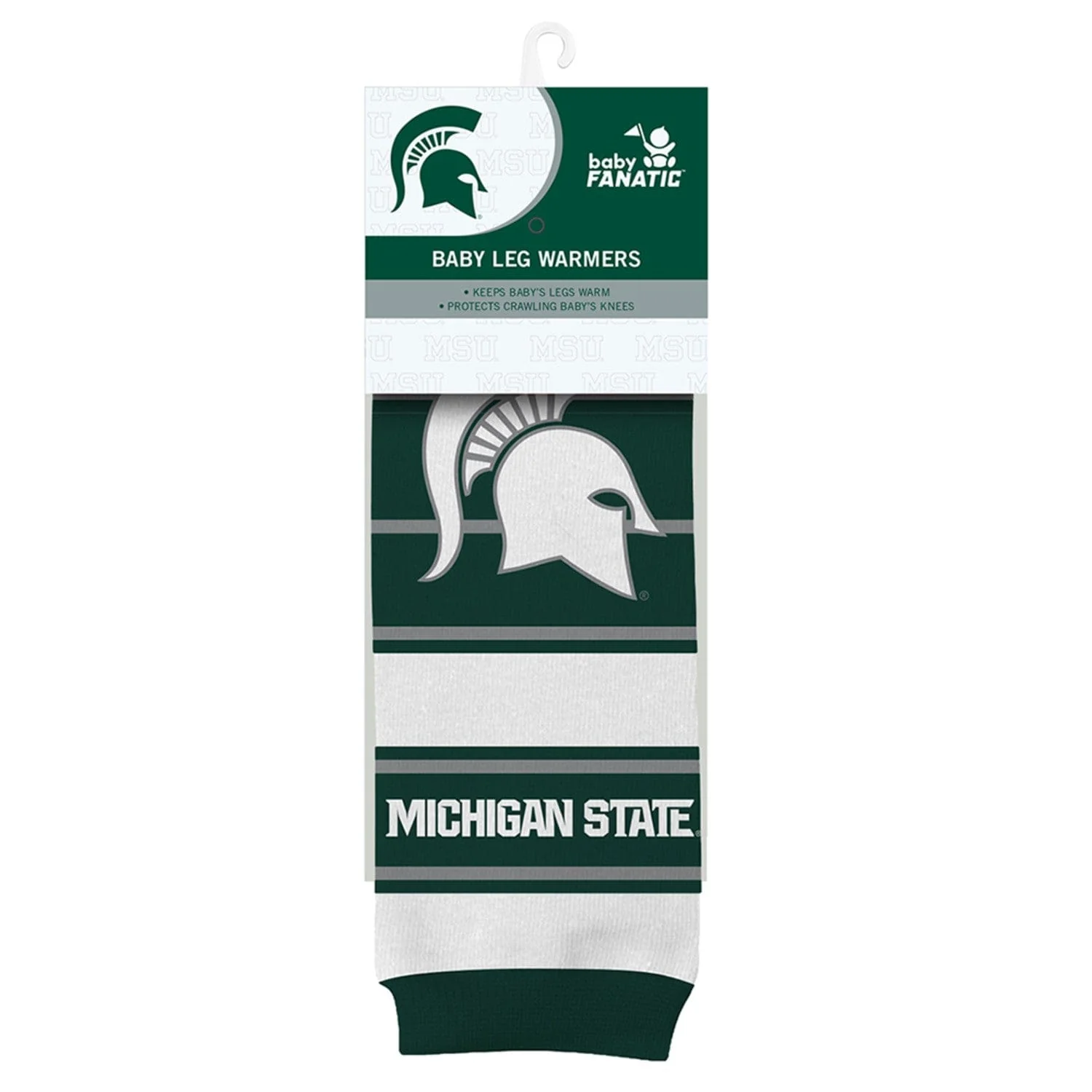 Michigan State Spartans Baby Leg Warmers - Image 2